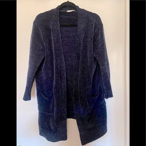 Goodnight Macaroon Chenille like Mid-length Cardigan